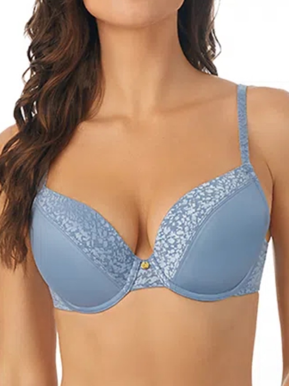 Le Mystere NWT Safari Bra 32 D Wedgewood Blue Lace